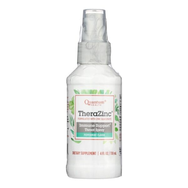 Quantum TheraZinc Spray Peppermint Clove - 4 fl oz - Image 2