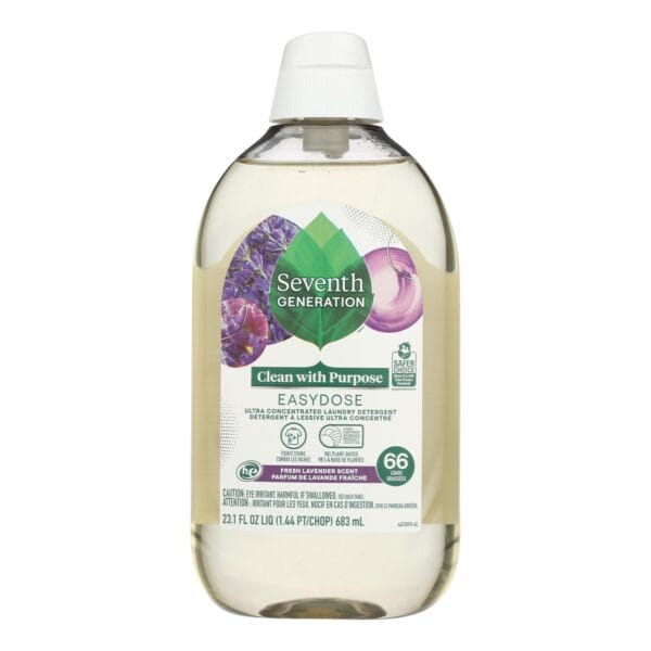 Seventh Generation - Ez Dose Laundry Lavender - Case of 6-23.1 FZ