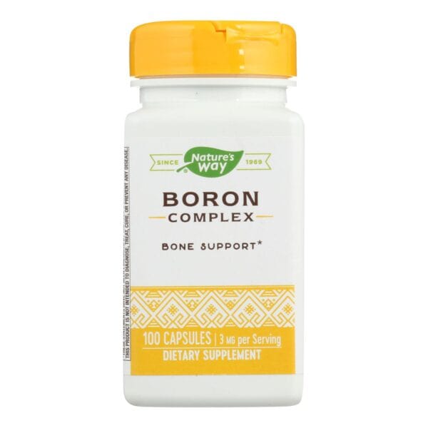 Nature's Way - Boron Complex - 100 Capsules - Image 3