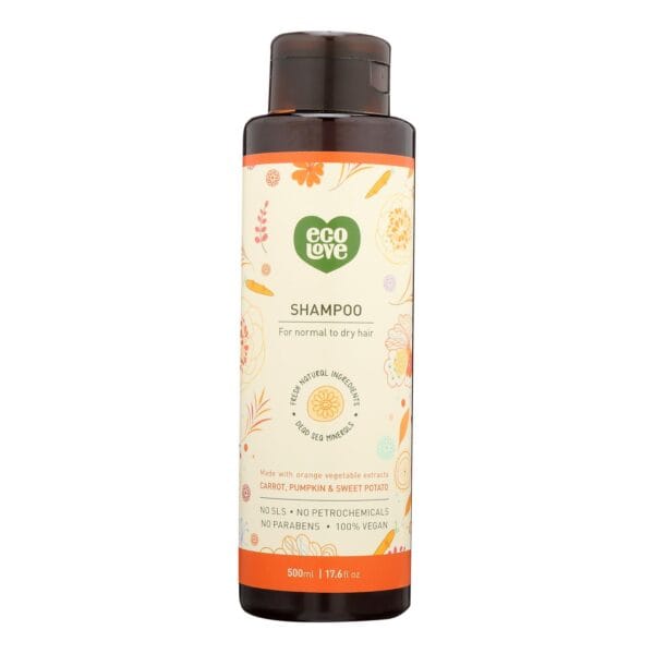 Ecolove - Shampoo Orange Veg Nrml&dry - 1 Each - 17.6 FZ - Image 2