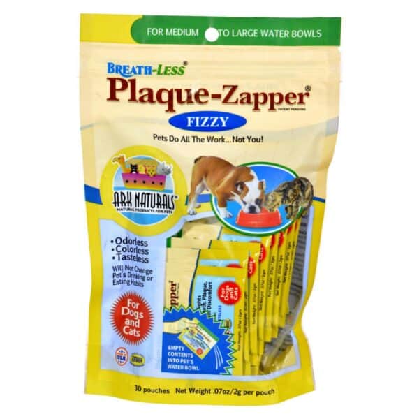 Ark Naturals Breath-Less Plaque-Zapper - Fizzy - Medium to Large Pets - 30 Count - Image 2