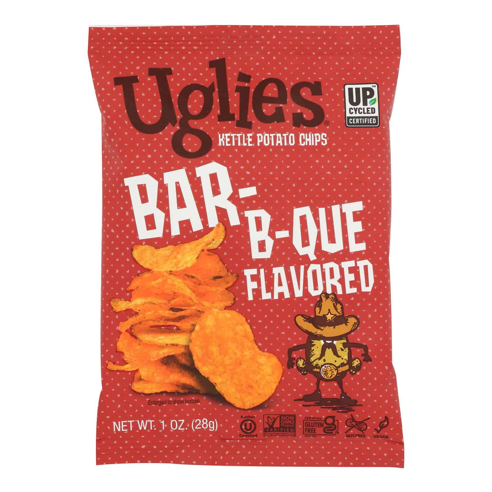 Uglies - Potato Chips BBQ- Case of 32 - 1 OZ