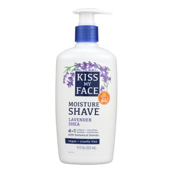 Kiss My Face Moisture Shave Lavender Shea - 11 fl oz - Image 2