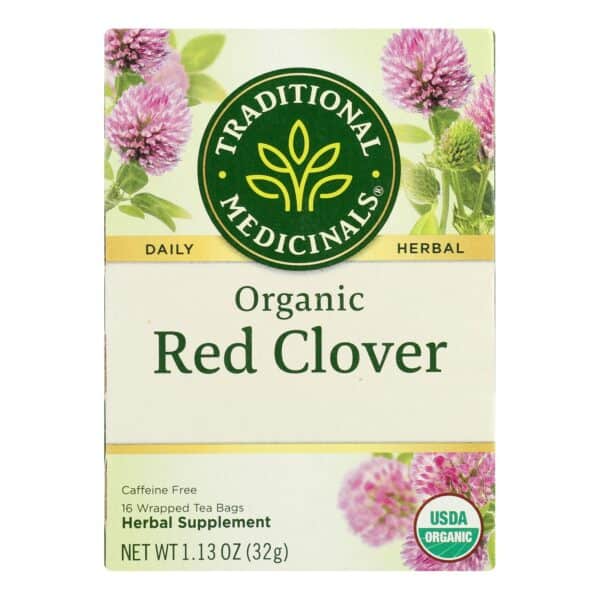 Traditional Medicinals - Herb Tea Red Clover - Case of 6 - 16 BAG - Image 2