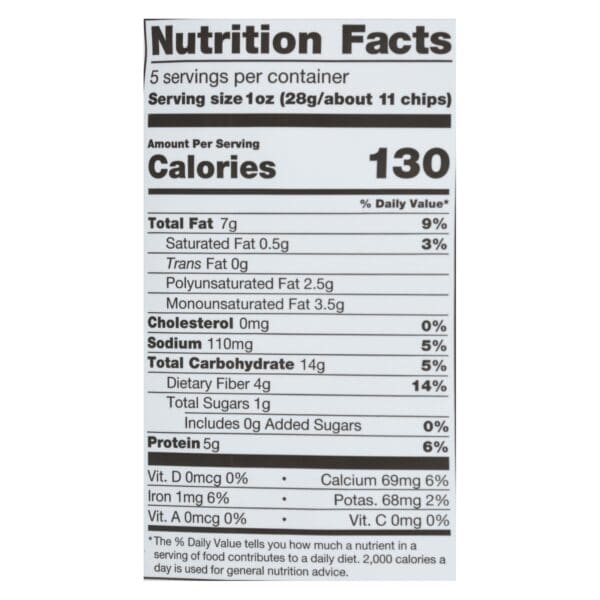 Beanitos - White Bean Chips - Restaurant Style - Case of 6 - 5 oz. - Image 2
