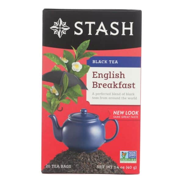 Stash Tea English Breakfast Black tea - Case of 6 - 20 Bags - Image 2