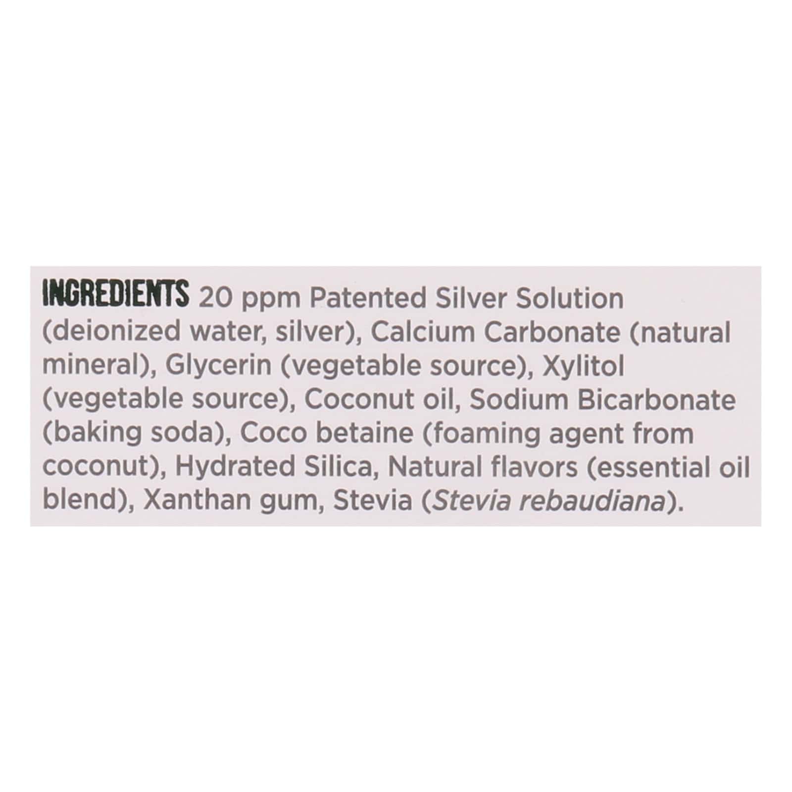 Silver Biotics - Toothpaste Winter Mint - 1 Each-4 OZ - Image 2