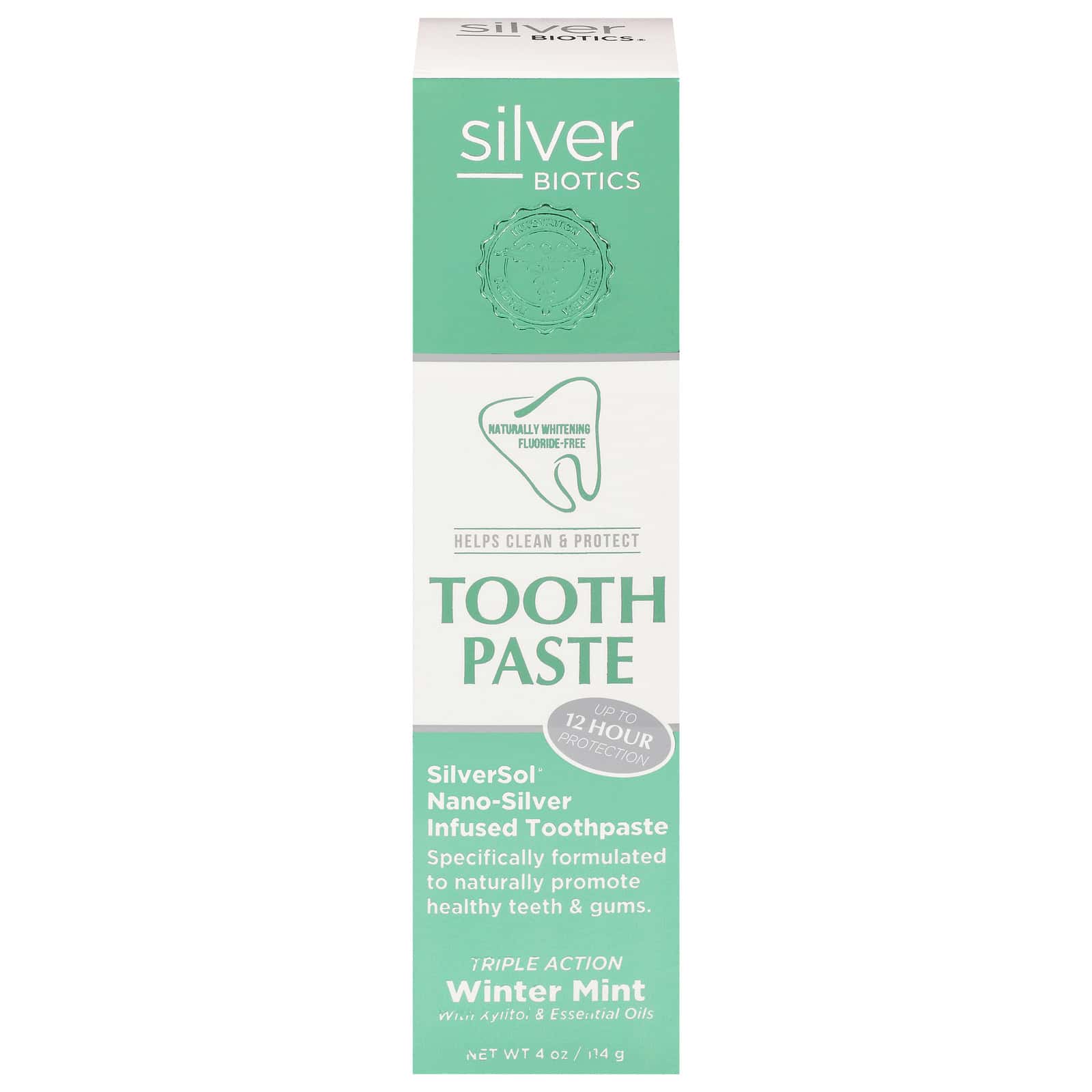 Silver Biotics - Toothpaste Winter Mint - 1 Each-4 OZ