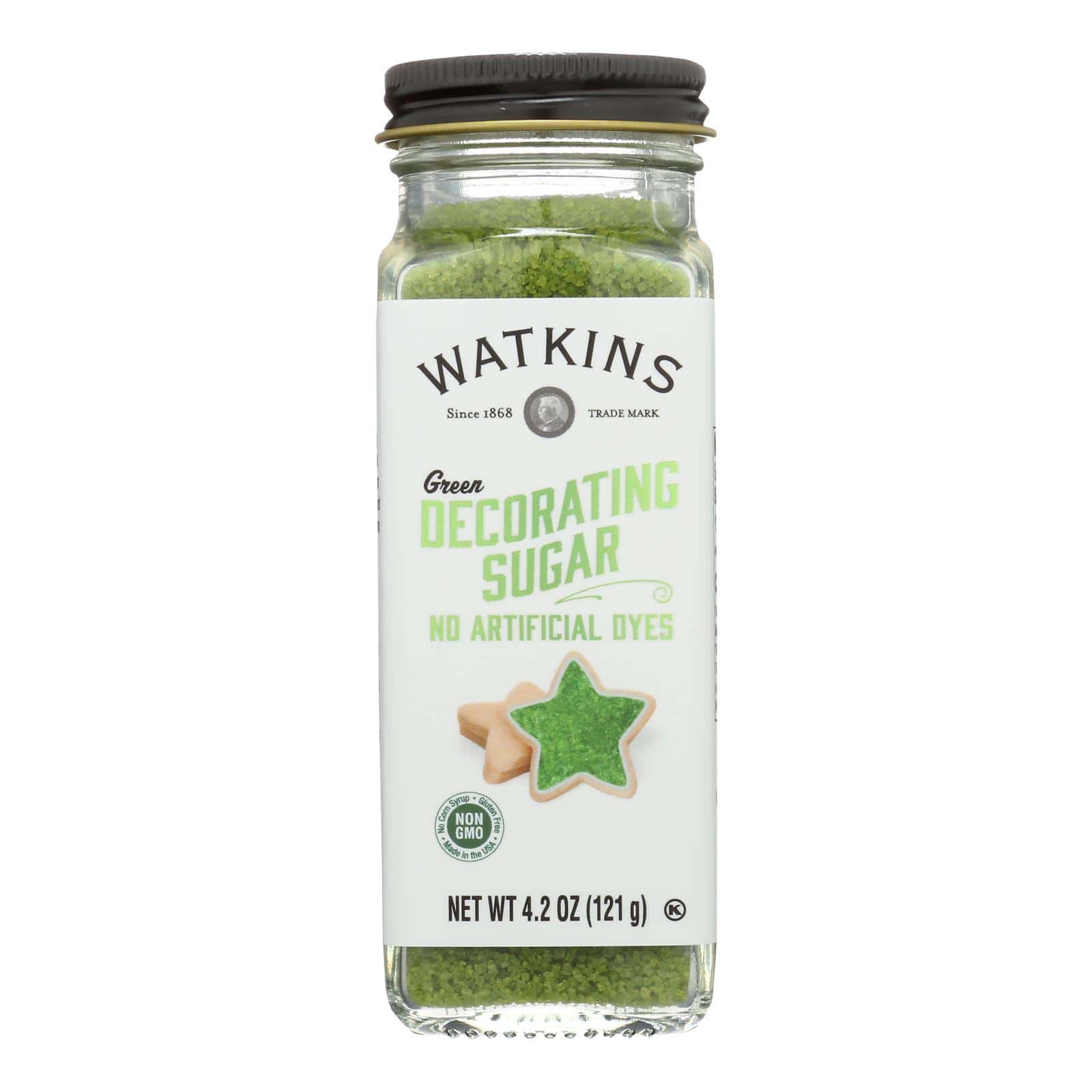 Watkins - Decorating Sugar Green - Case of 3-4.2 OZ - Image 2