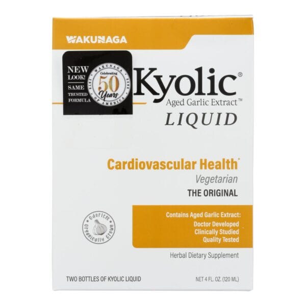 Kyolic - Aged Garlic Extract Cardiovascular Liquid - 4 fl oz - Image 3