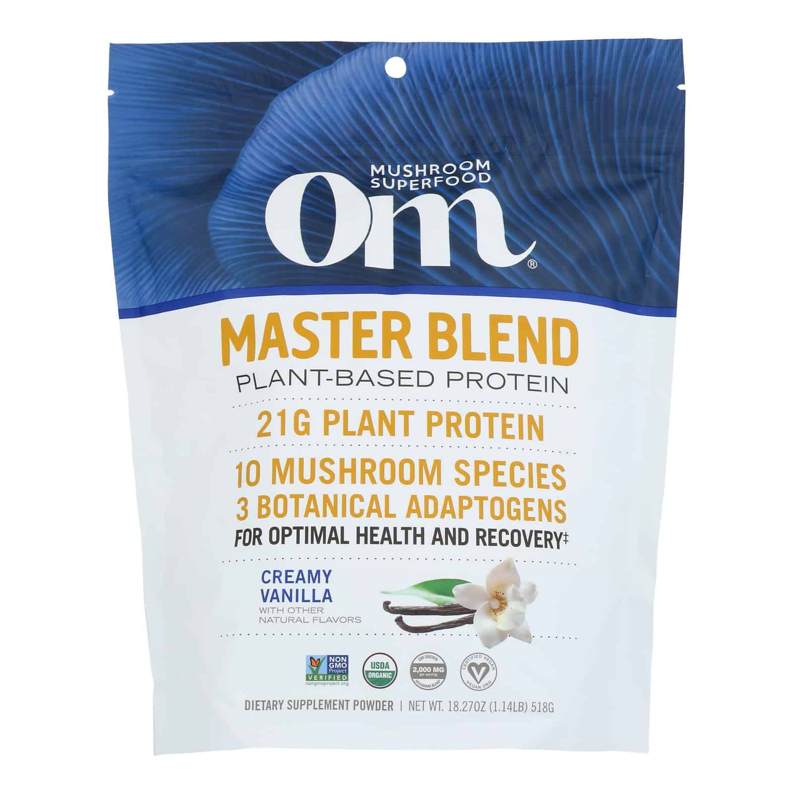 Om - Protein Powder Vanilla - 1 Each-18.27 OZ - Image 2