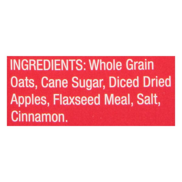 Bob's Red Mill - Instant Oatmeal Gluten Free Pkt Apple Cinnamon - Case of 4-9.88 OZ - Image 2