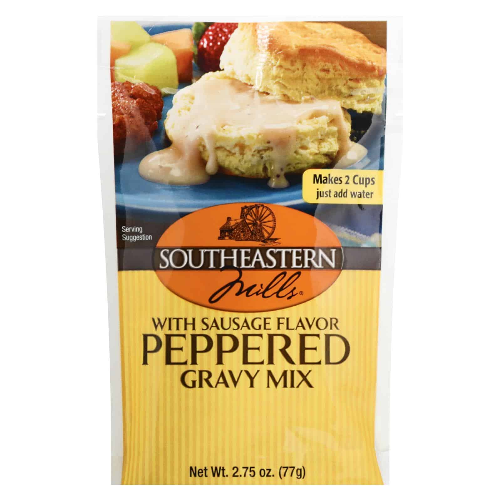 Southeastern Mills Peppered Gravy Mix - Case of 24 - 2.75 OZ - Image 2