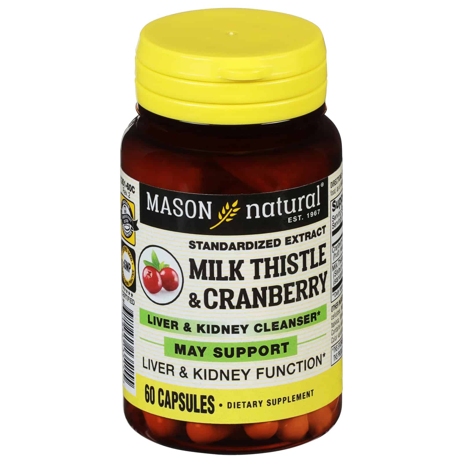 Mason Naturals - Liver&kidney Cleanser - 1 Each - 60 CAP - Image 2