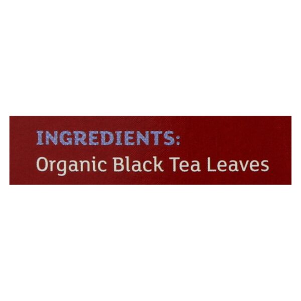 Equal Exchange Organic Black Tea - Black Tea - Case of 6 - 20 Bags - Image 2