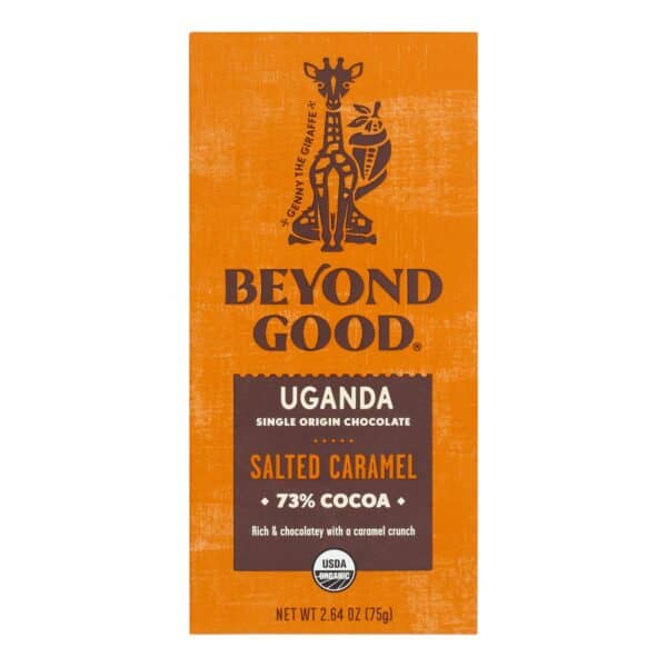 Beyond Good - Bar Salt Caramel Dark Chocolate - Case of 12-2.64 OZ - Image 3
