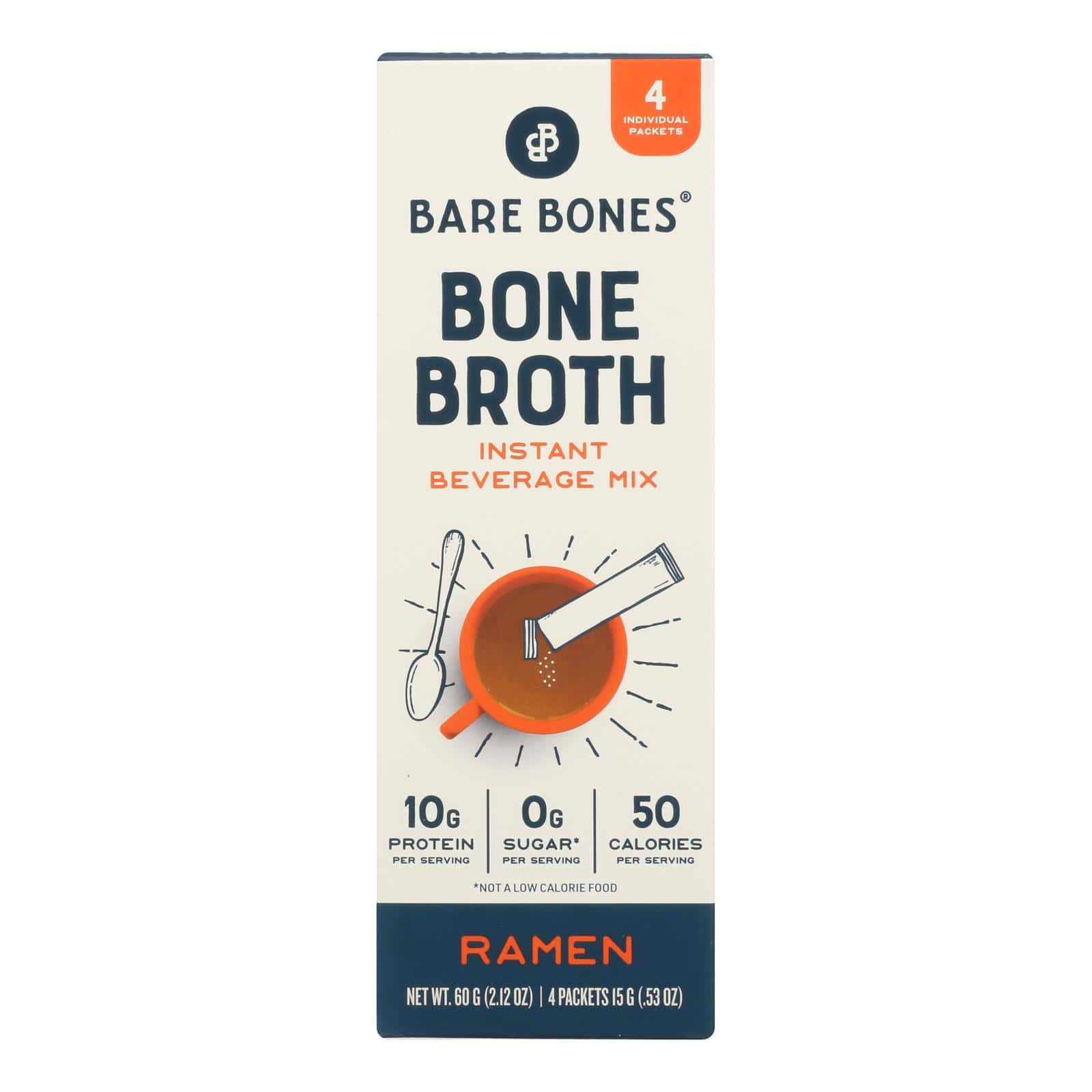 Bare Bones Broth - Bone Brth Ramen Instant Stks - Case of 8-2.21 OZ - Image 2