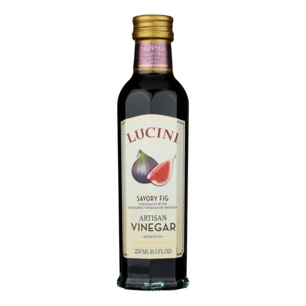 Lucini Italia Savory Fig Balsamic Artisan Vinegar - Case of 6 - 8.5 Fl oz. - Image 3