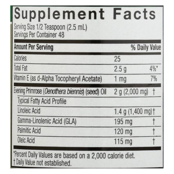 Nature's Answer - Liquid Evening Primrose Oil - 4 fl oz - Image 3