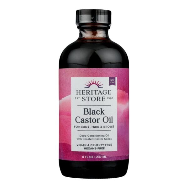 Heritage Store Castor Oil - Black - 8 fl oz - Image 2