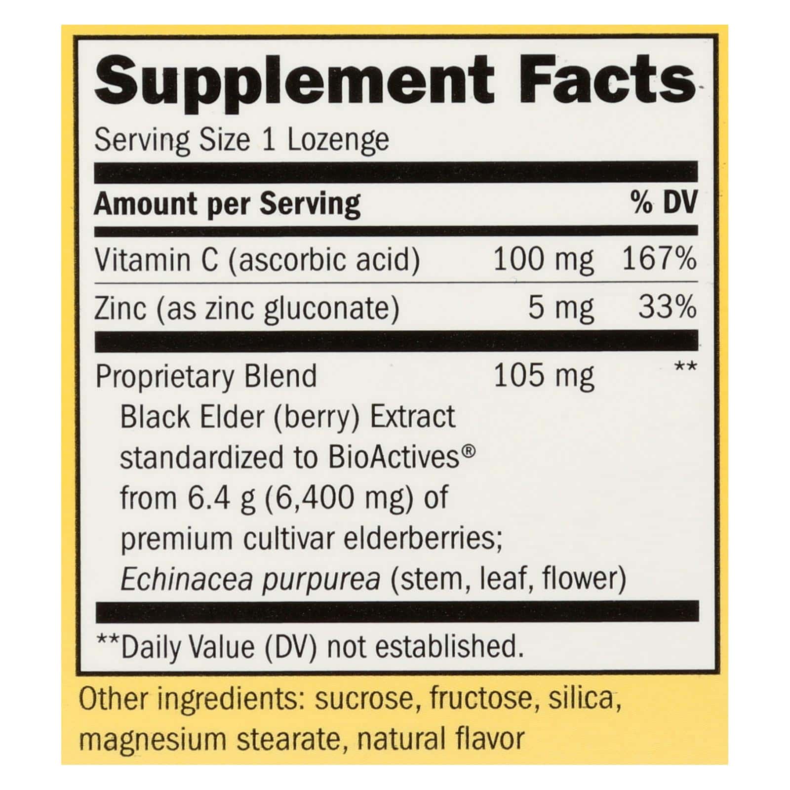 Nature's Way - Sambucus Immune Lozenges - 30 Lozenges - Image 2