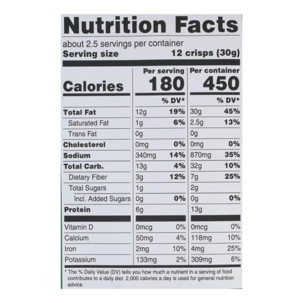 Hippie Snacks - Almond Crisp Rosemary - Case of 8-2.5 ounces - Image 3