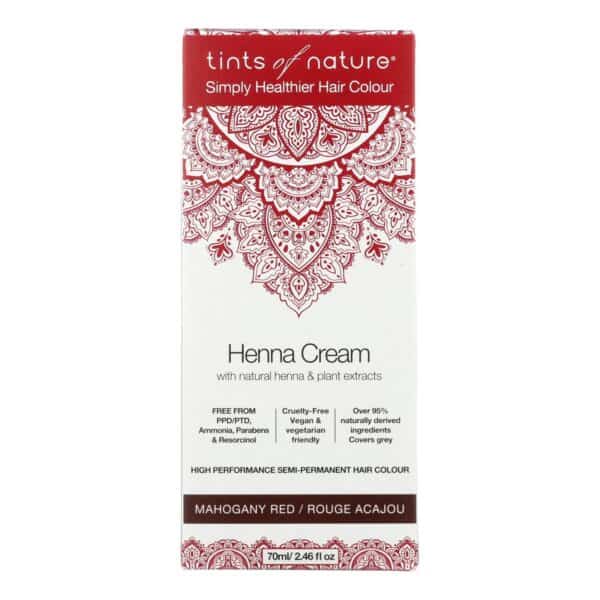 Tints Of Nature - Henna Cream Mahogany Red - 2.46 FZ