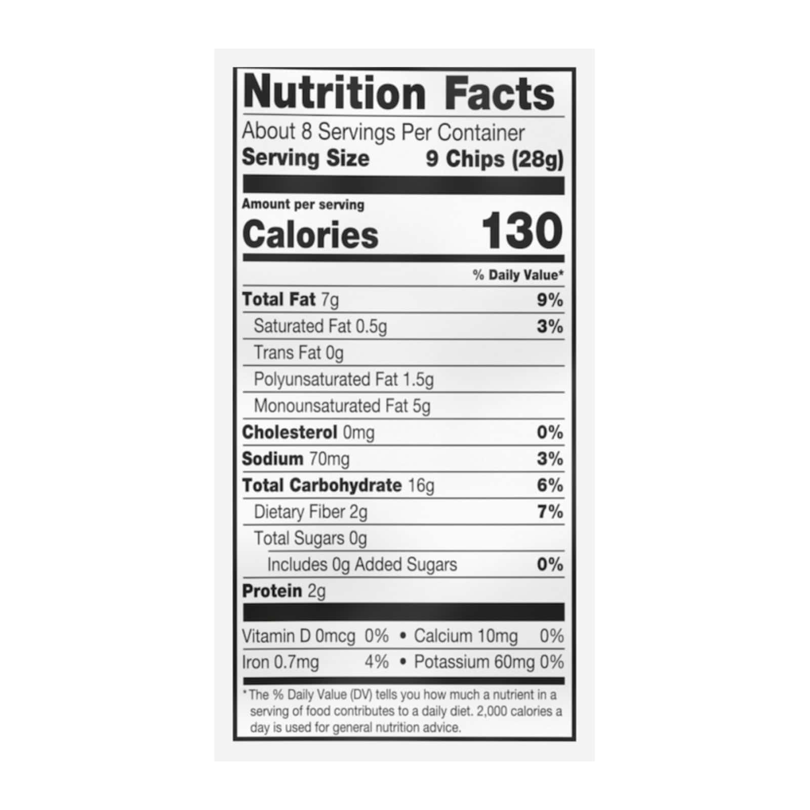 Late July Snacks - Tort Chip Veg Sweet Potato - Case of 12-7.5 OZ - Image 2