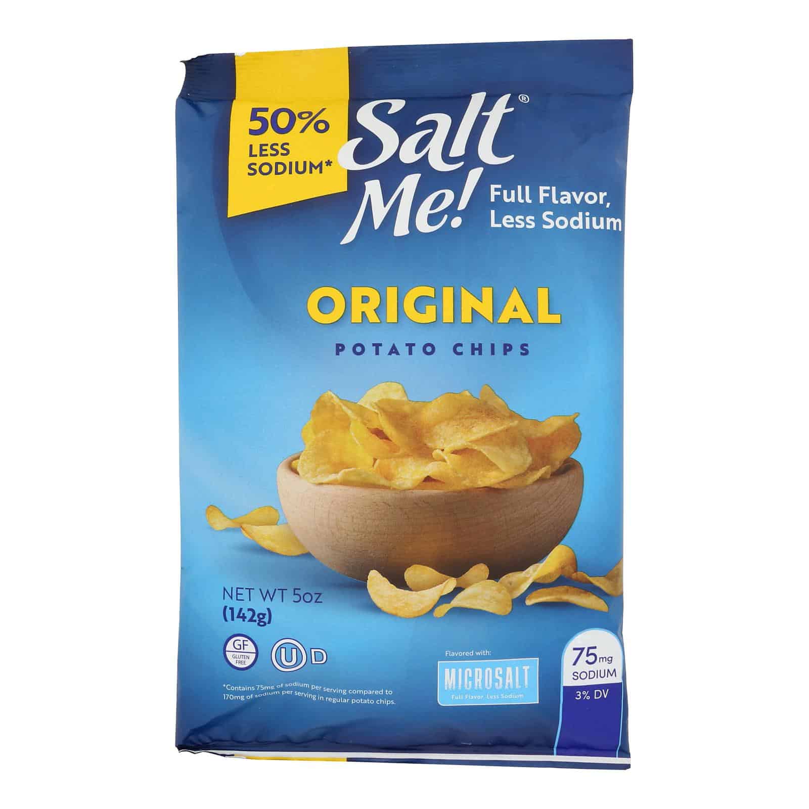 Saltme! - Potato Chips Original - Case of 12-5 OZ
