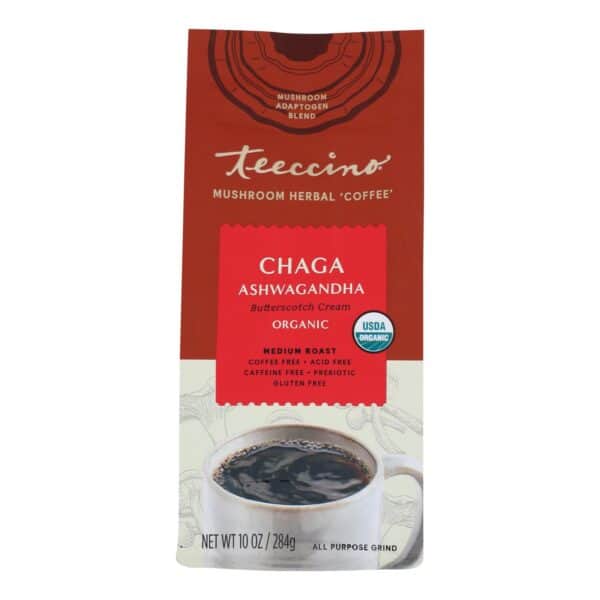 Teeccino - Mush Cof Chaga Ashwa - Case of 6-10 OZ - Image 3