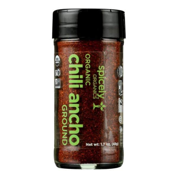 Spicely Organics - Organic Org Chili Ancho Ground - Case of 3 - 1.7 oz. - Image 2