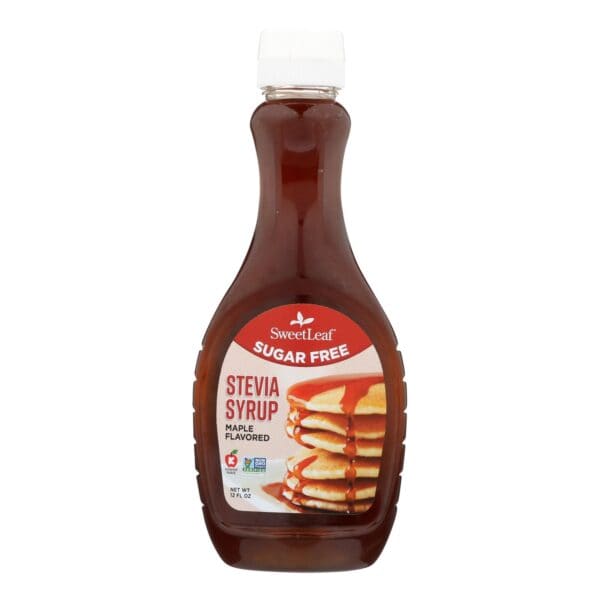 Sweet Leaf - Stevia Syrup Maple - Case of 6 - 12 FZ - Image 2