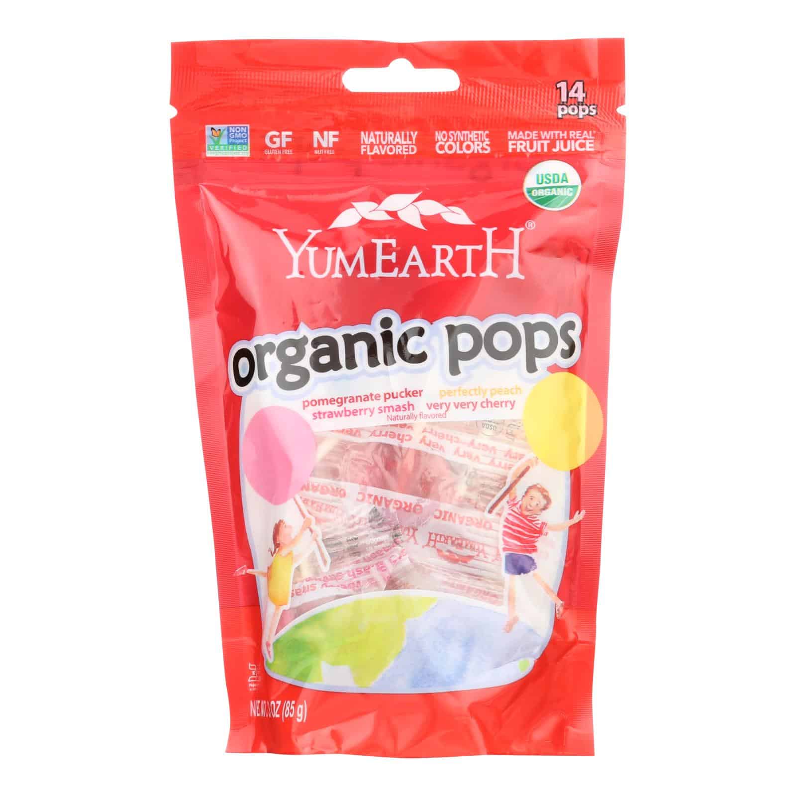 Yummy Earth Organic Lollipops Assorted Flavors - 3 oz - Case of 6 - Image 2