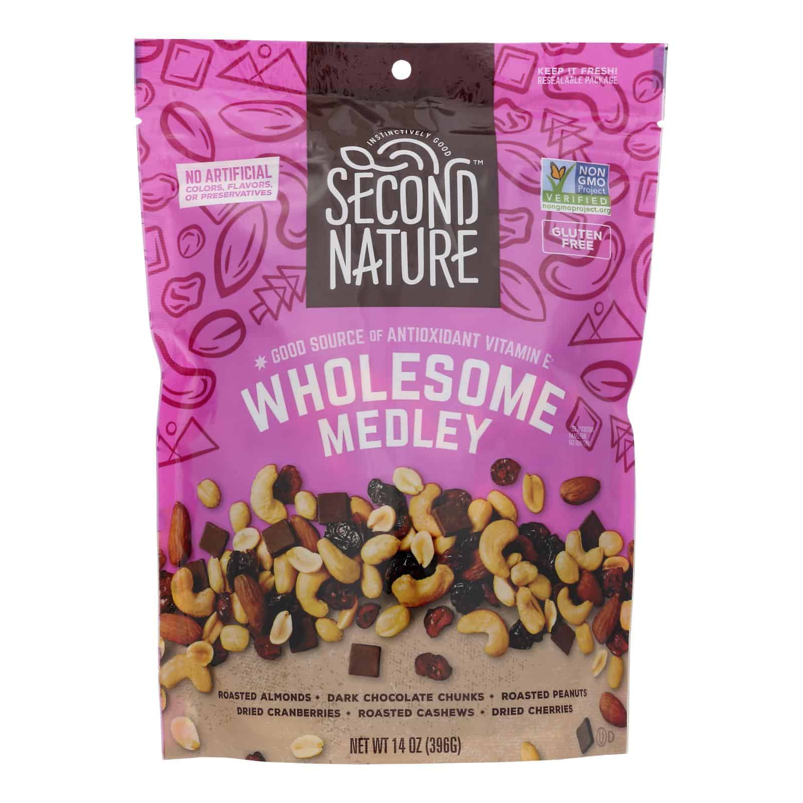 Second Nature - Nut Medley Wholesome - Case of 6-14 OZ - Image 2