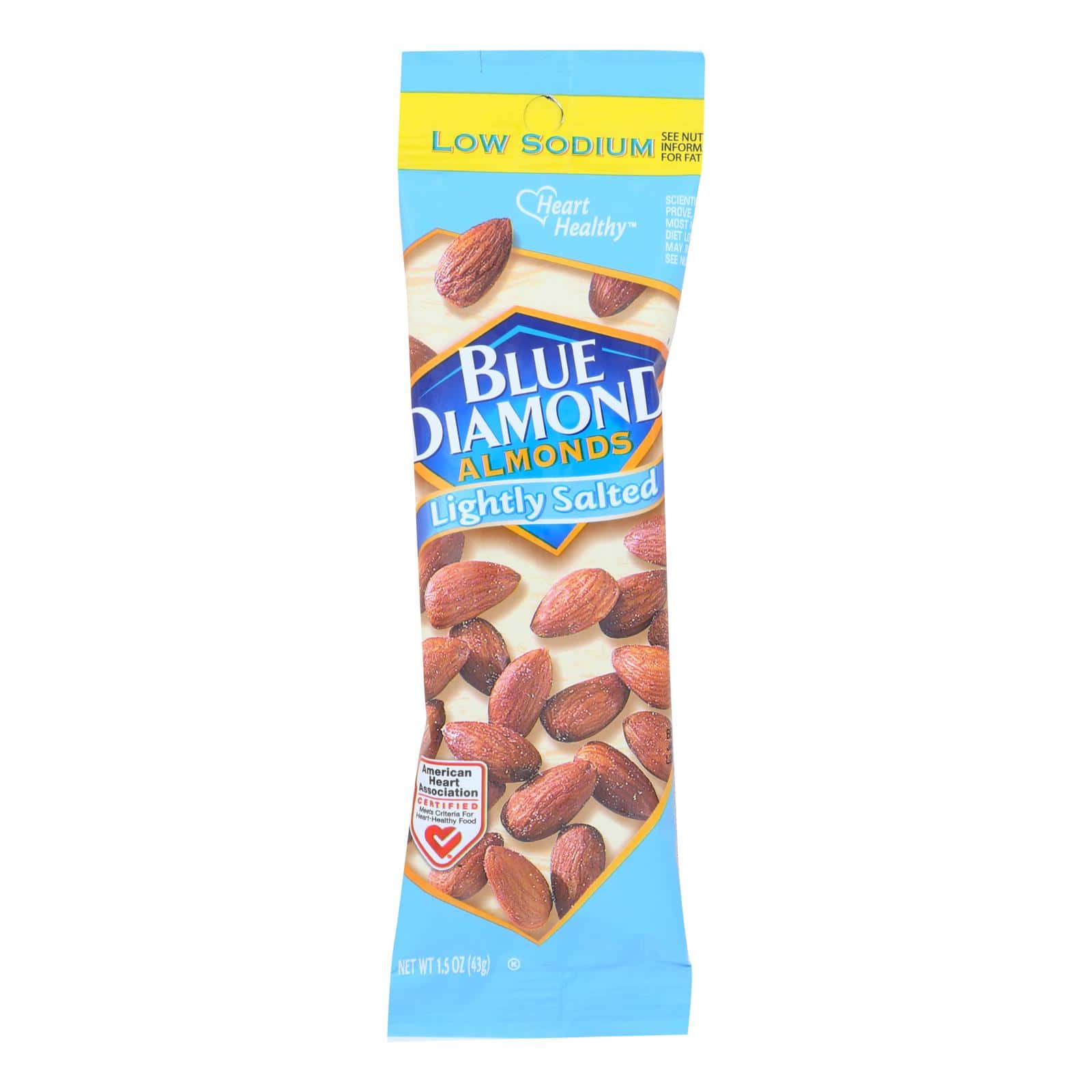 Blue Diamond Lightly Salted Almonds - Case of 12 - 1.5 OZ - Image 2
