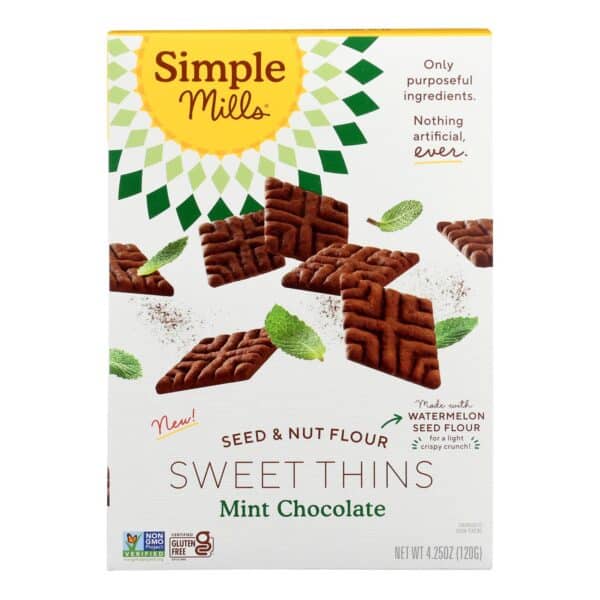 Simple Mills - Sweet Thins Chocolate Mint - Case of 6-4.25 OZ - Image 3