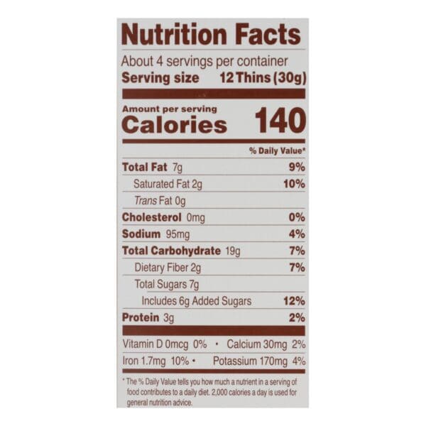 Simple Mills - Sweet Thins Chocolate Mint - Case of 6-4.25 OZ