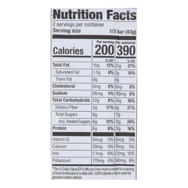Probar Organic Peanut Butter Bar - Case of 12 - 3 oz