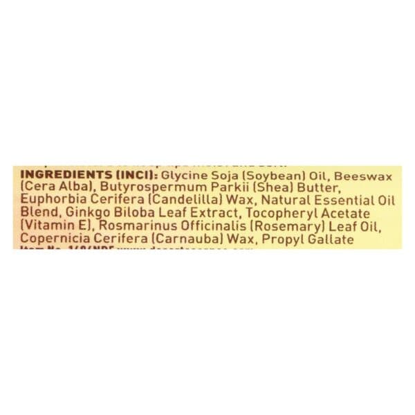 Desert Essence - Lip Rescue with Shea Butter - 0.15 oz - Case of 24 - Image 2