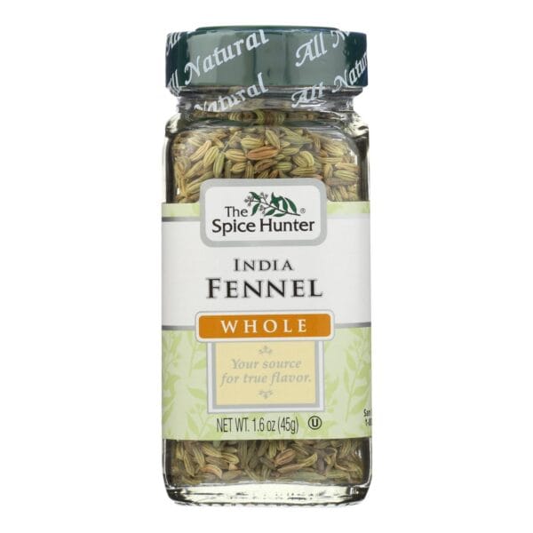 Spice Hunter - Fennel Indian Whole - Case of 6 - 1.6 OZ