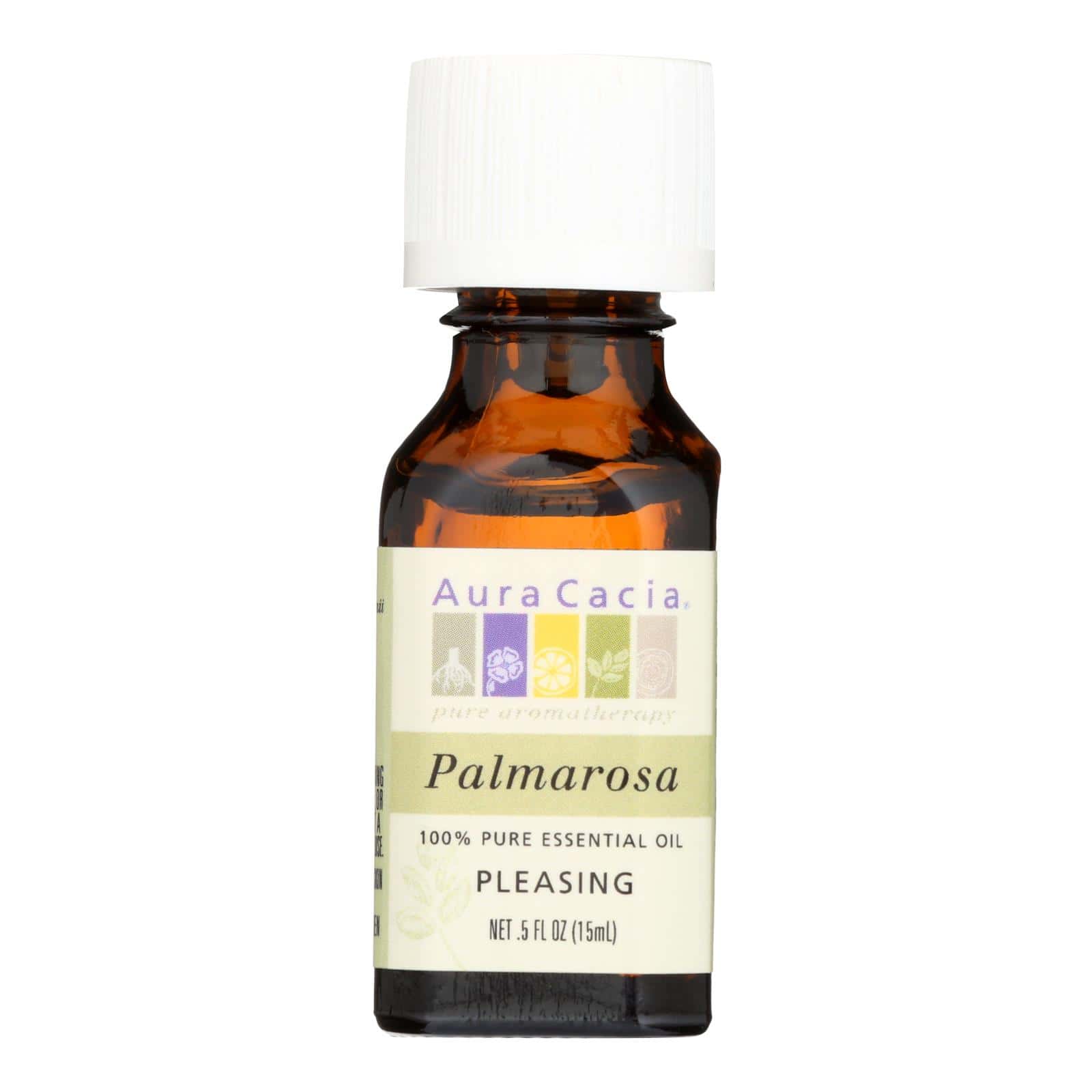 Aura Cacia - Pure Essential Oil Palmarosa - 0.5 fl oz - Image 2