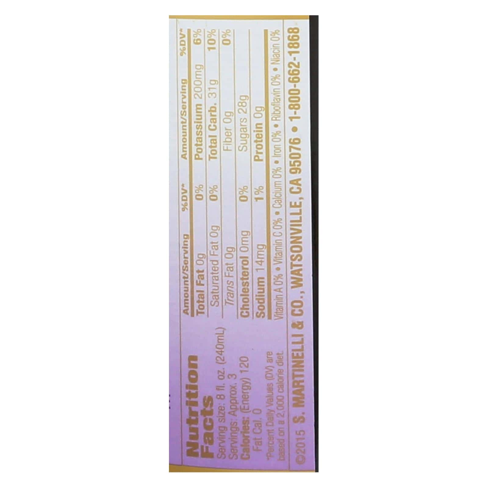 Martinelli's Sparkling Juice - Apple Grape - Case of 12 - 25.4 Fl oz. - Image 3