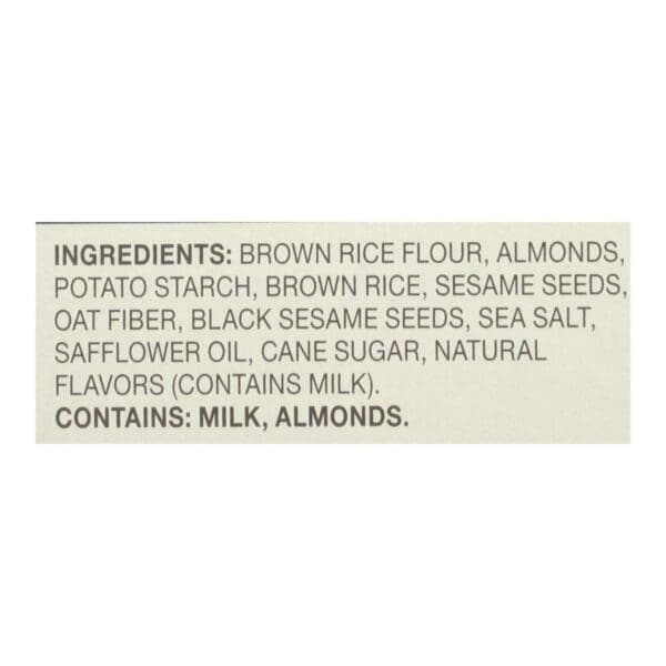 Blue Diamond - Artesion Nut Thins - Sesame Seed - Case of 12 - 4.25 oz. - Image 3
