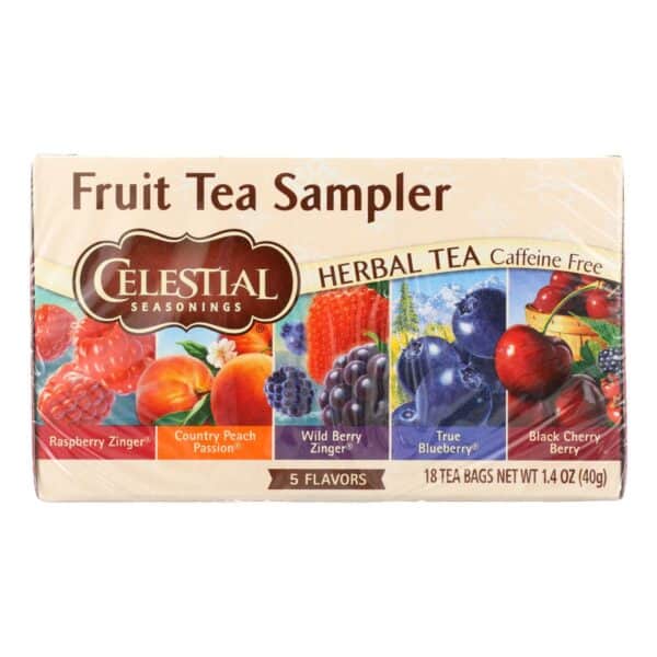 Celestial Seasonings Herbal Tea - Fruity Variety Pack - Case of 6 - 18 BAG - Image 2