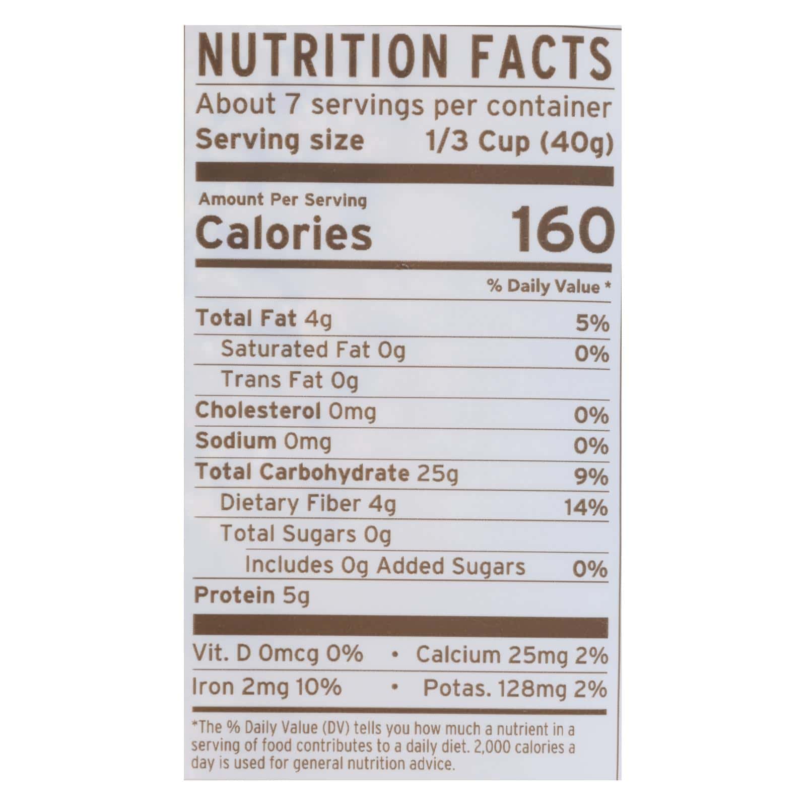 Purely Elizabeth Oatmeal - Organic - Ancient Grain - Original - 10 oz - case of 6 - Image 3