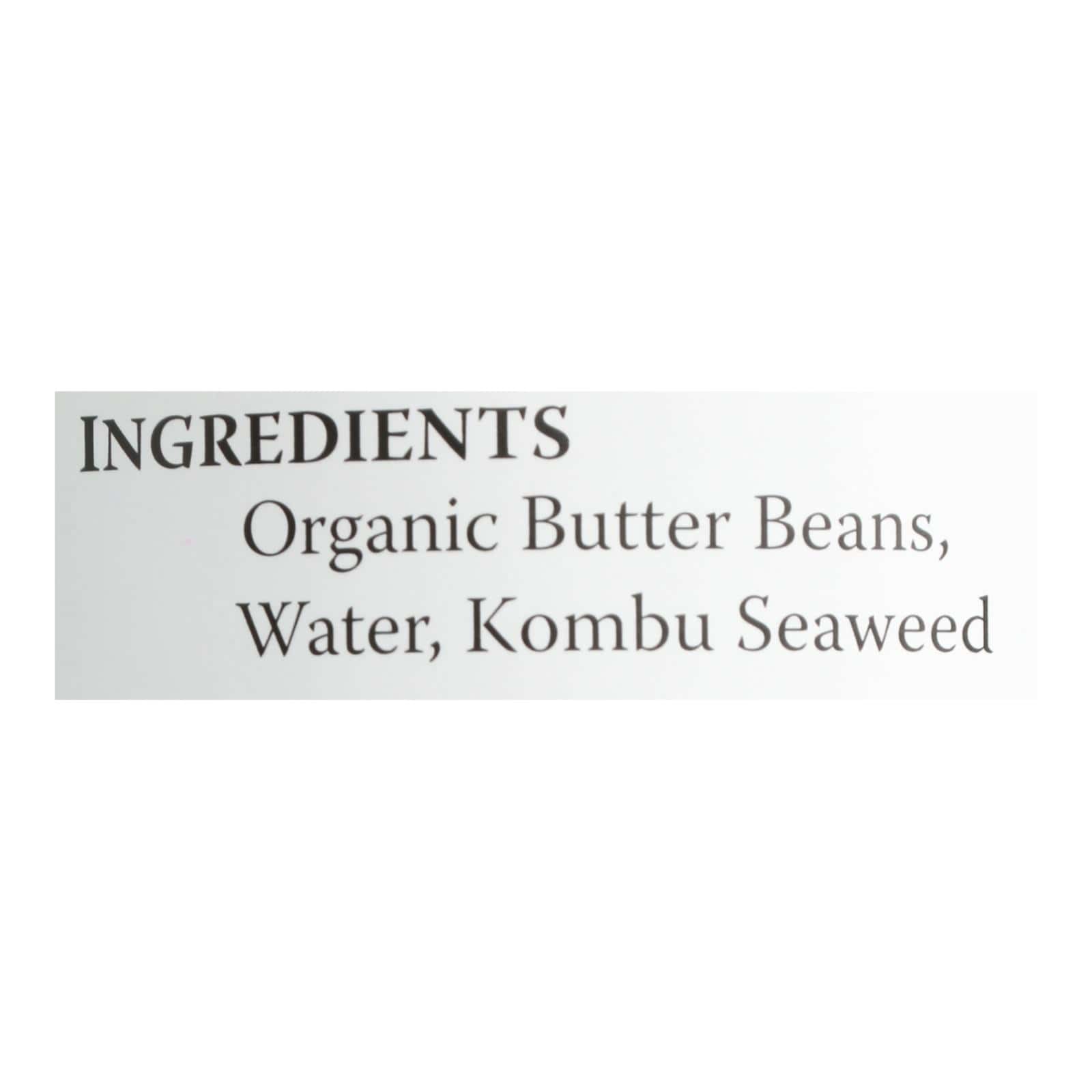 Eden Foods Butter Beans Organic - Case of 12 - 15 oz. - Image 2