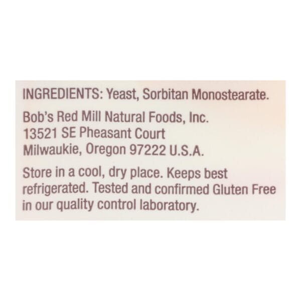 Bob's Red Mill - Yeast Active Dry - Case of 4-8 OZ - Image 2