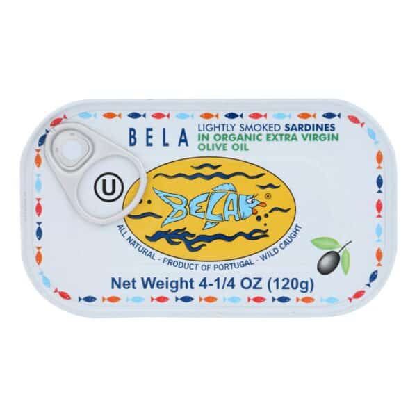 Bela-olhao Sardines - Sardines In Olive Oil - Case of 12-4.23 OZ - Image 3