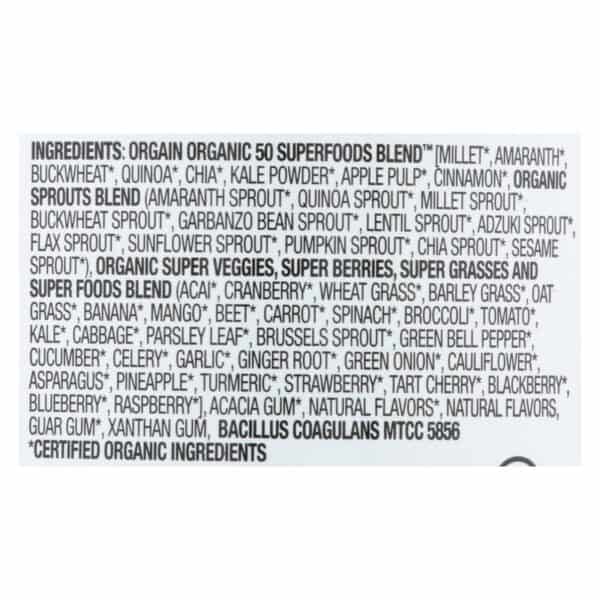 Orgain Organic Hydration Powder - Berry Punch - 0.62 lb.