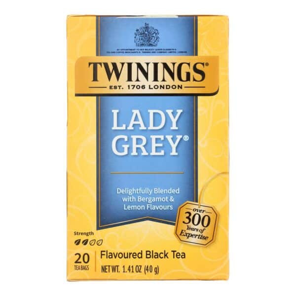 Twinings Tea Black Tea - Lady Grey - Case of 6 - 20 Bags - Image 2